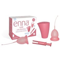 Imagen - Pack 2 copas menstruales, aplicador y esterilizador