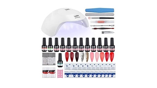 Kit para uñas de gel con lámapra LED