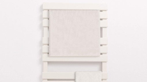 Toallero eléctrico blanco