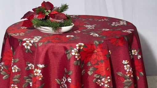 Mantel de Navidad redondo