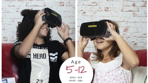 Gafas de realidad virtual para niños