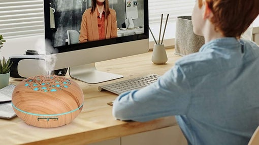Humidificador de aire con luz
