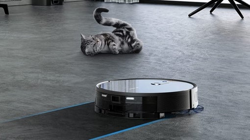 Robot aspirador vaciado autónomo Amarey