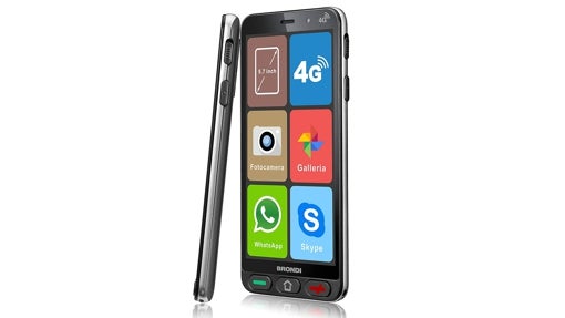 Smartphone básico  para mayores Brondi