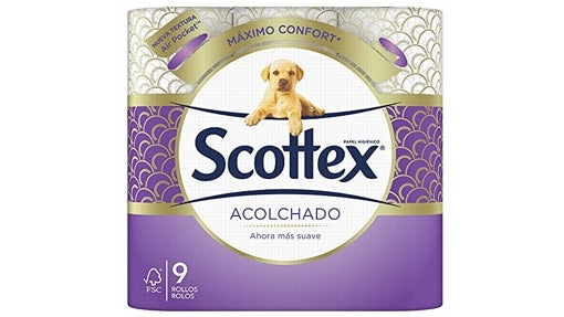 Papel higiénico acolchado Scottex
