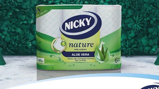 Papel higiénico con Aloe Vera Nicky Nature