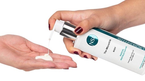 Crema corporal de absorción rápida para pieles secas
