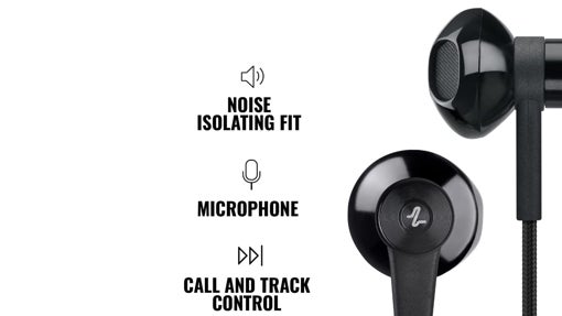 Cascos con cable y micrófono Ludos