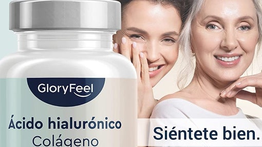 Vitaminas anticaída con colágeno y ácido hialurónico