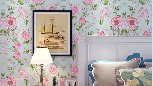 Papel pintado romántico