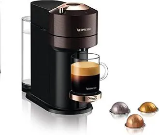  Nespresso by De'Longhi Máquina Vertuo para café y expreso, con  espumador de leche Aeroccino, negro : Hogar y Cocina