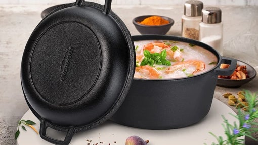 Olla holandesa de hierro fundido Overmont
