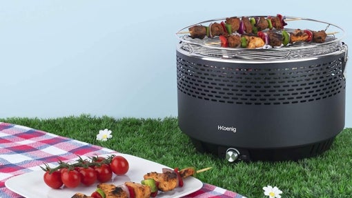 Barbacoa de carbón sin humo H. Koenig