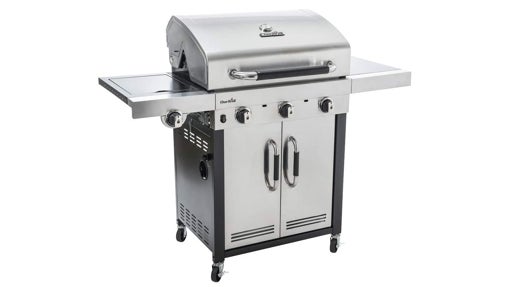 Barbacoa de gas con placa de hierro fundido Char-Broil