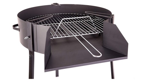 Barbacoa redonda con soporte para paellera Bricomiras