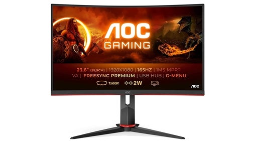 AOC Monitor Curvo Gaming 24«