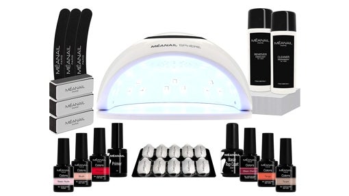 Kit con lámpara y 6 esmaltes