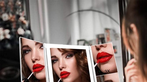 Espejo de maquillaje con luz ajustable Weily