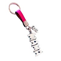 Imagen - Llavero personalizado con nombre Complementos Artesanales Fany