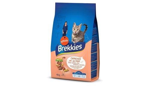 Pienso para gatos Brekkies sabor salmón y atún