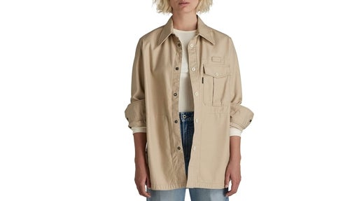 Sobrecamisa con bolsillo tipo cargo