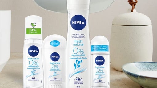 Desodorante sin aluminio en spray Nivea Fresh Natural