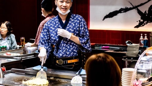 Parrilla eléctrica teppanyaki