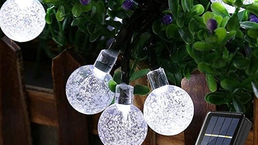 Guirnalda de bolas de cristal