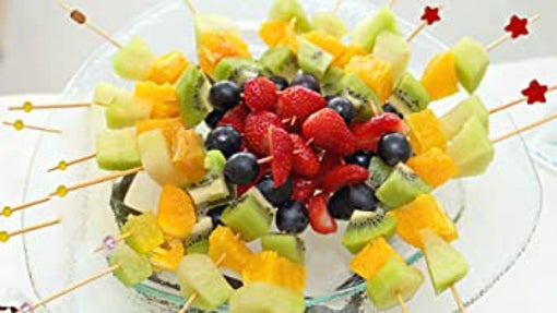 Brochetas de fruta