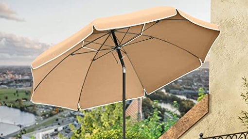 Songmics Parasol de playa Ø 1,6 m