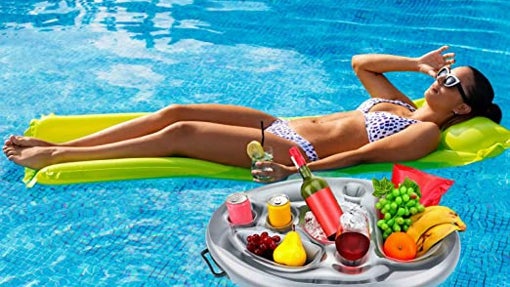 Bandeja inflable flotante