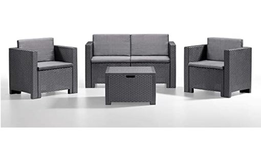 Conjunto de cuatro plazas Bica Lounge Set Colorado