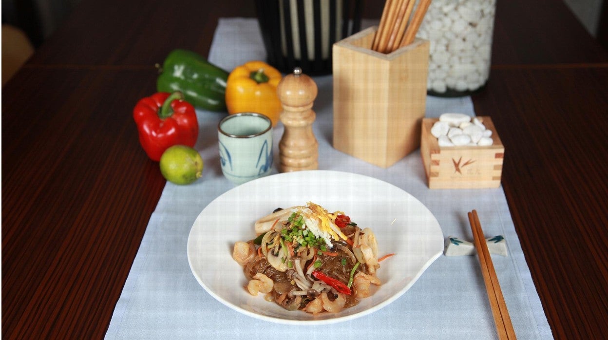 Plato propio de la cocina asiática