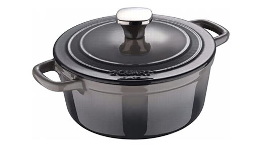 MasterPro Unique - Cacerola de cocina de hierro fundido