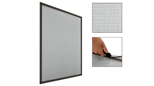 ECD Germany 2x Mosquitera para ventana 100 x 120 cm