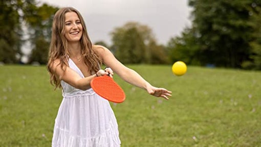Juego de Tenis de Playa, 2 Raquetas, 2 Pelotas de Softball