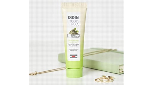 ISDIN BodySenses Crema de Manos, Gama Revitalizante con Te Matcha