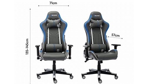 Medidas de la silla gaming