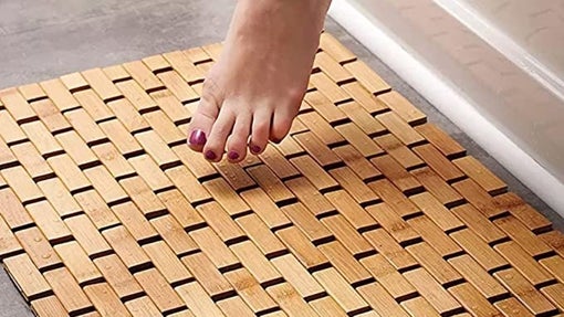 Alfombra Ducha Antideslizante - Alfombra Bambu
