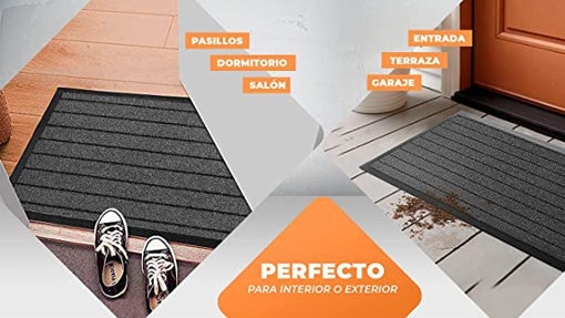Felpudo absorbente 40x60 cm para la entrada de casa, de Luca Home
