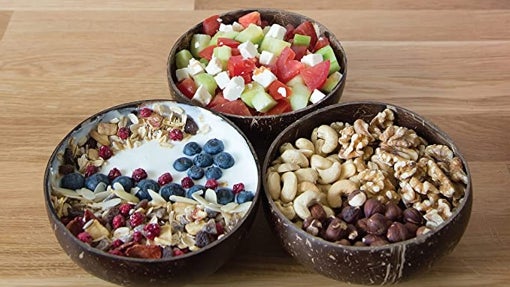Set de 4 Cuenco madera