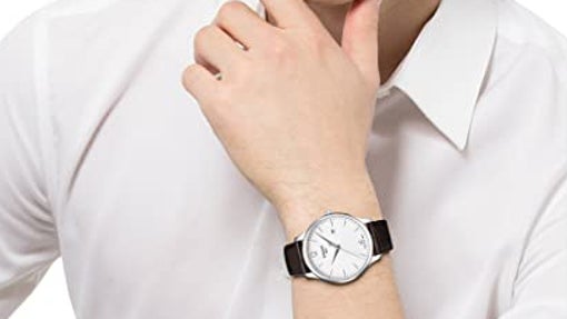 Tissot Reloj Analógico para Hombre de Cuarzo con Correa en Cuero