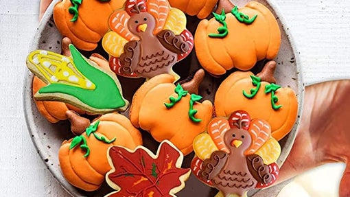 12 Piezas Moldes para Galletas Otoño