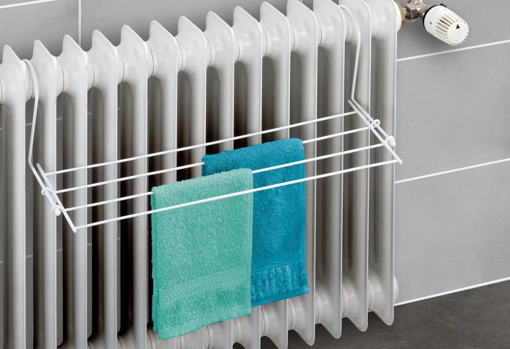 Este tendedero para radiador con dos metros de extensión es ideal para  secar ropa en invierno - Showroom