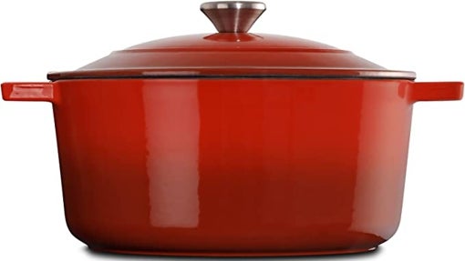 Mellerware - Cacerola de hierro fundido CUKING Heavy 22 cm 3,3 L