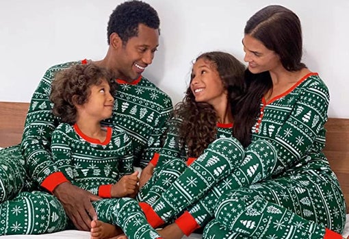 Conjunto De Pijamas Familiares A Juego De Navidad Conjunto De Pijamas Familiares A Juego De Dibujos Animados Para Adultos Ninos Y Bebes 2025 Pijamas Familiares Navidenos