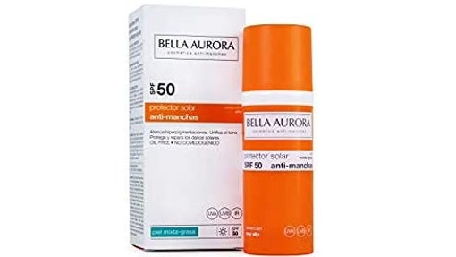 Protector Solar Facial Anti-Manchas con SPF 50+, de Bella Aurora