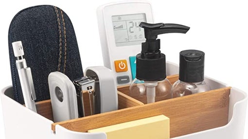 Caja organizadora multiusos de bambú, de Berela Home