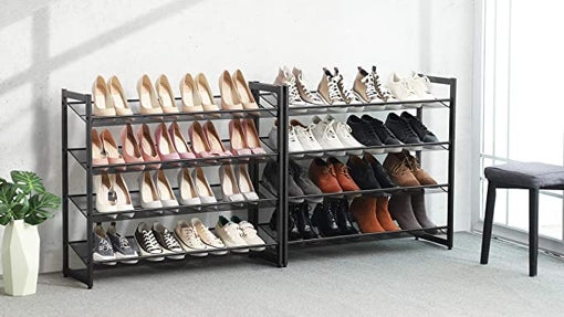 Estantería de 8 niveles para zapatos de Songmics