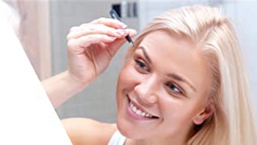 Pinzas de depilar FABCARE para depilación de cejas (diagonal)
